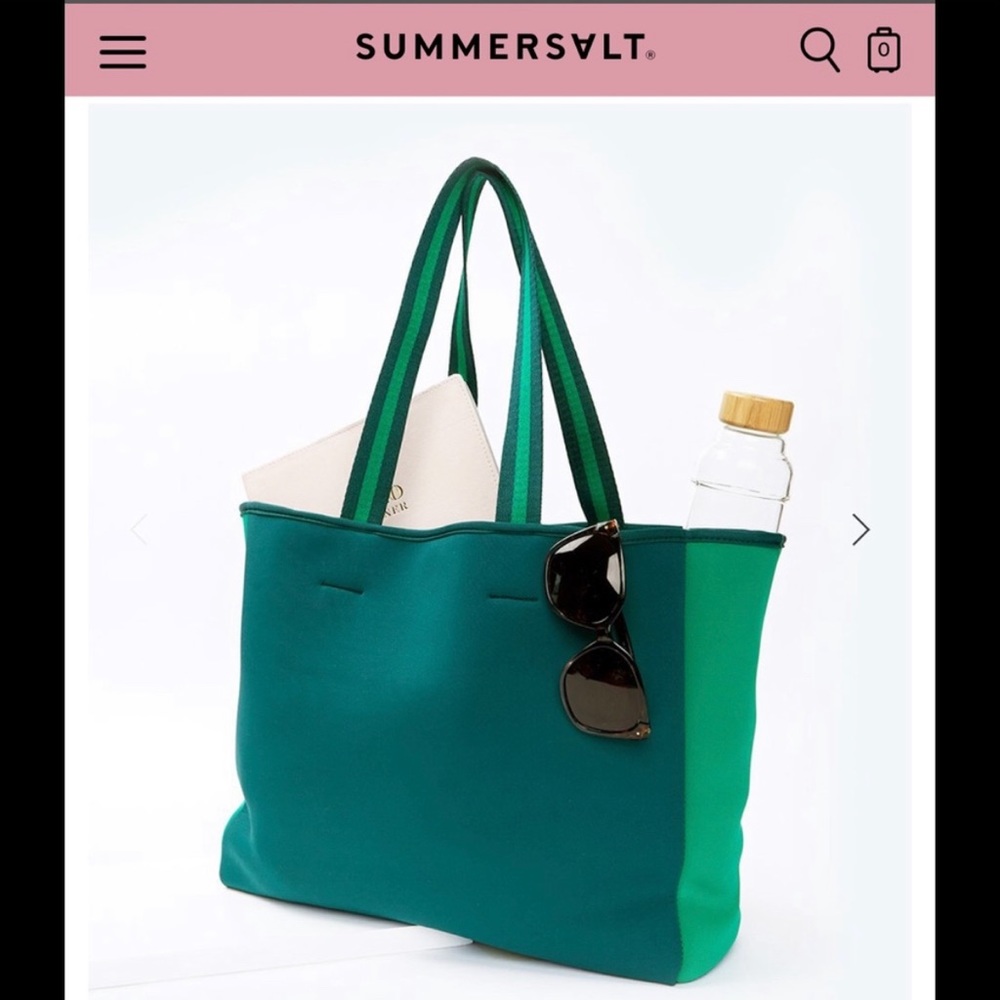 Summersault neoprene tote bag